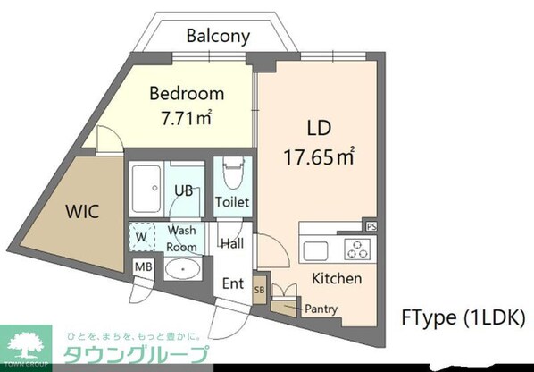Alivis新江古田の物件間取画像
